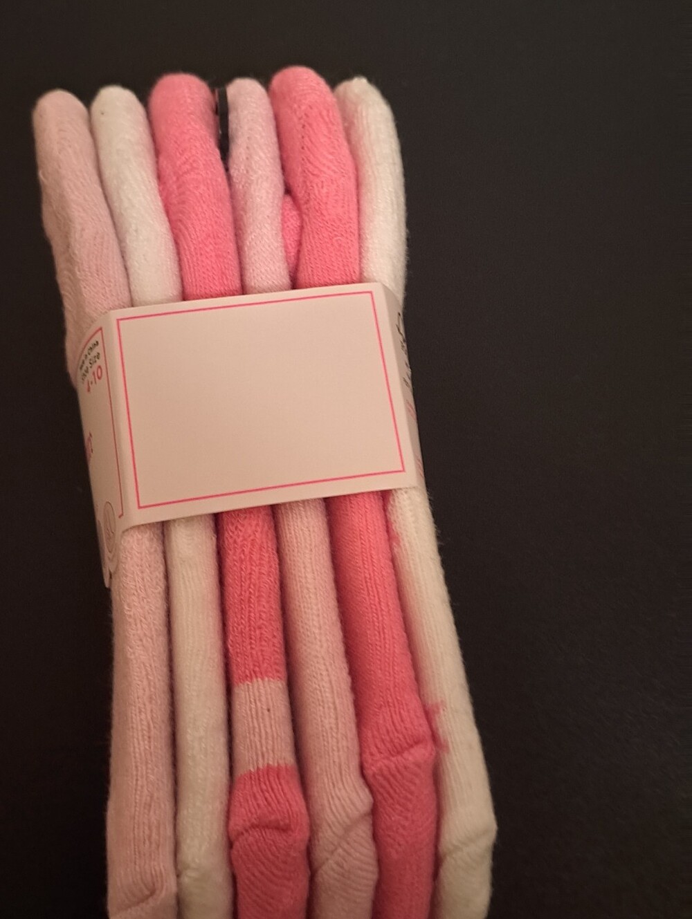 Juicy Couture Light Pink Super No-Show Socks - Pack of 6 NWT - Picture 4 of 4